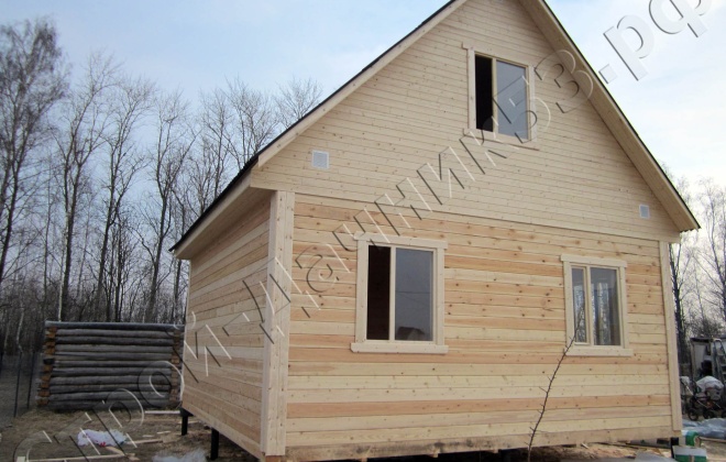 3 брусовой дом  к-7, 6×6, 63 м², московская область,  раменский район, с.п (2)